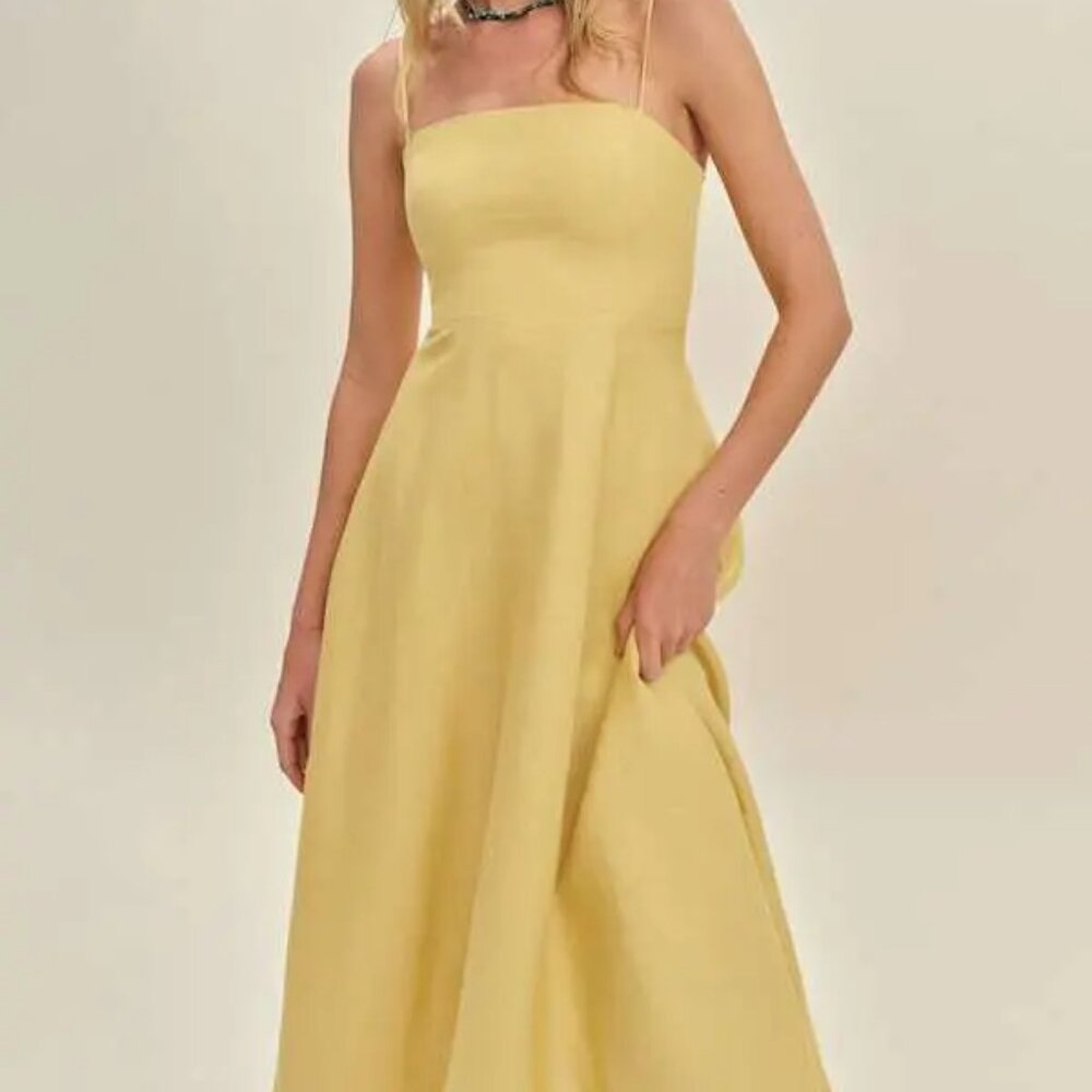 Reformation Monette Linen Dress NWT size 10